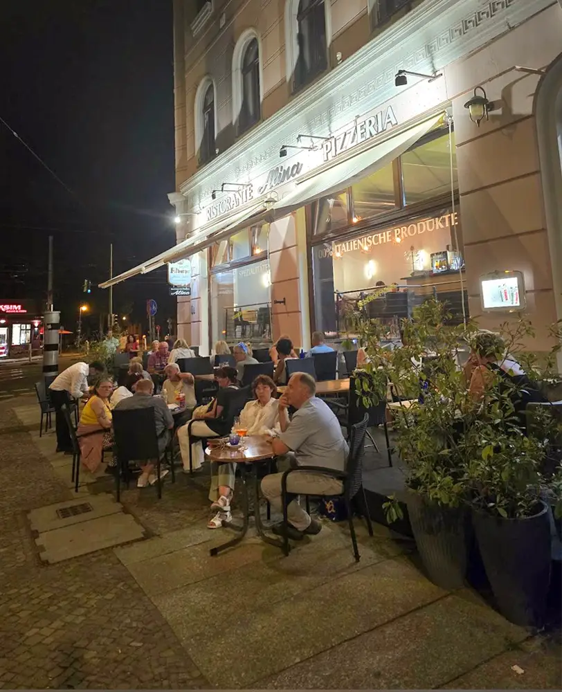 Ristorante und Pizzeria Alina Aussenbereich